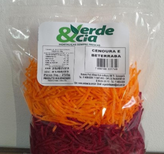 CENOURA E BETERRABA HIGIENIZADA
