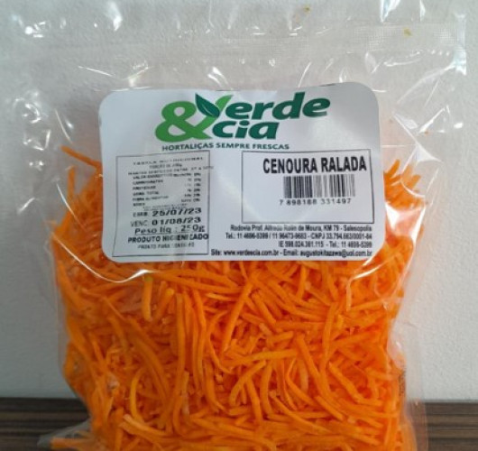 CENOURA RALADA HIGIENIZADA