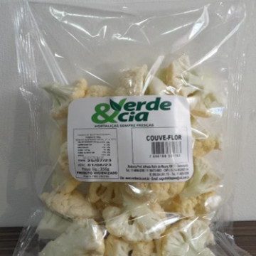 COUVE FLOR PICADA HIGIENIZADA