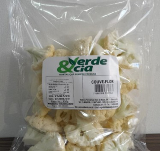 COUVE FLOR PICADA HIGIENIZADA