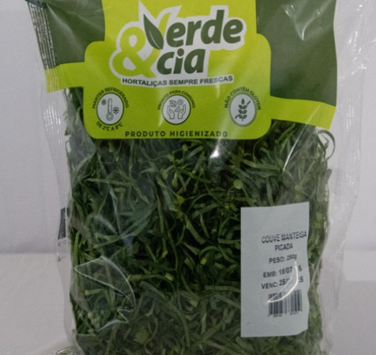 COUVE MANTEIGA PICADA HIGIENIZADA